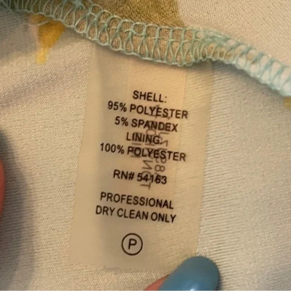 Tommy Hilfiger sleeveless floral colorful tropical summer dress.  Size 6 - Picture 5 of 6